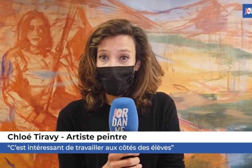 Aurillac - Chloé Tiravy en résidence au collège Jules Ferry