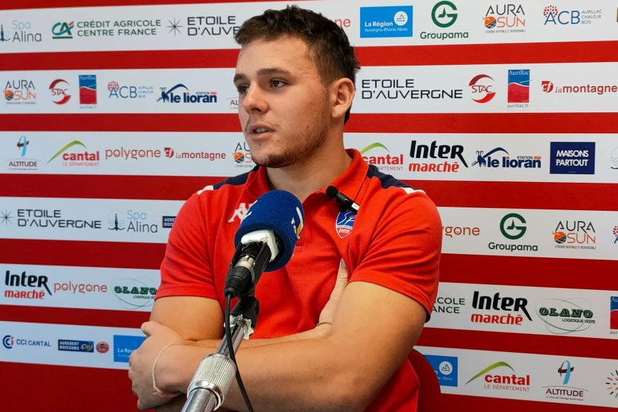 Rugby - Pro D2 - Première à Jean Alric avec le Stade Aurillacois pour le Cantalien Thomas Delpeuch contre Oyonnax