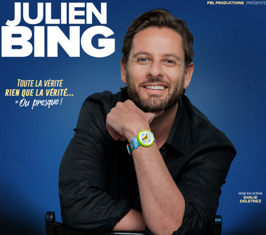Gagnez vos invitations pour le spectacle de Julien Bing le mercredi 16 avril 2025 au…