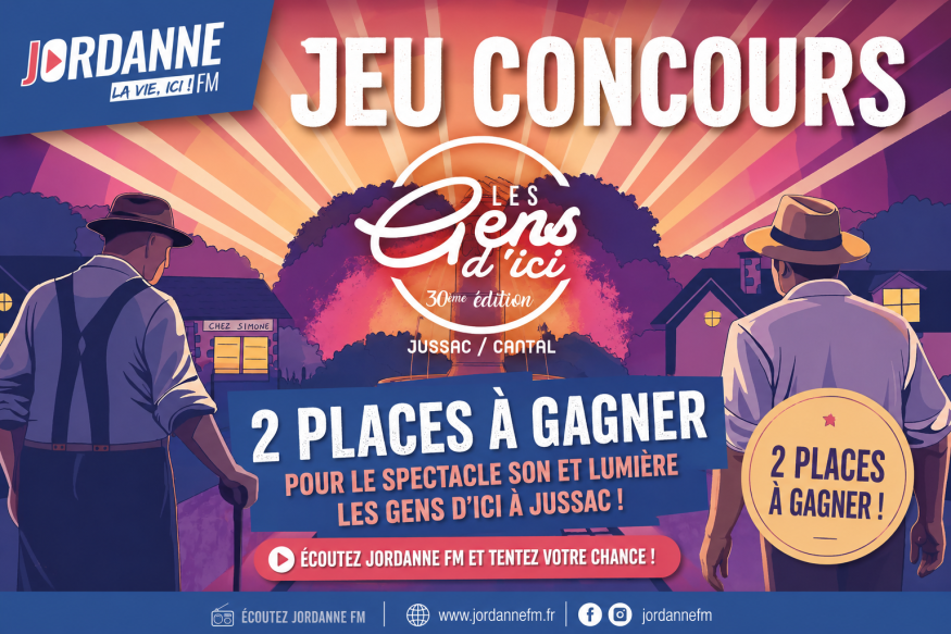 Gagnez vos places pour le spectacle Les Gens d'Ici à Jussac