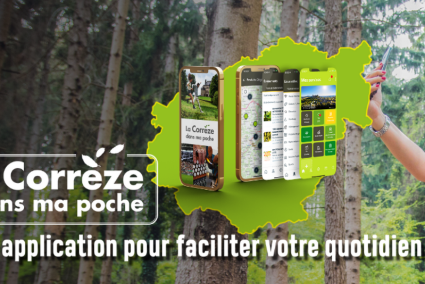 CORREZE -  La Corrèze dans ma poche, une application du Département pour faciliter le quotidien