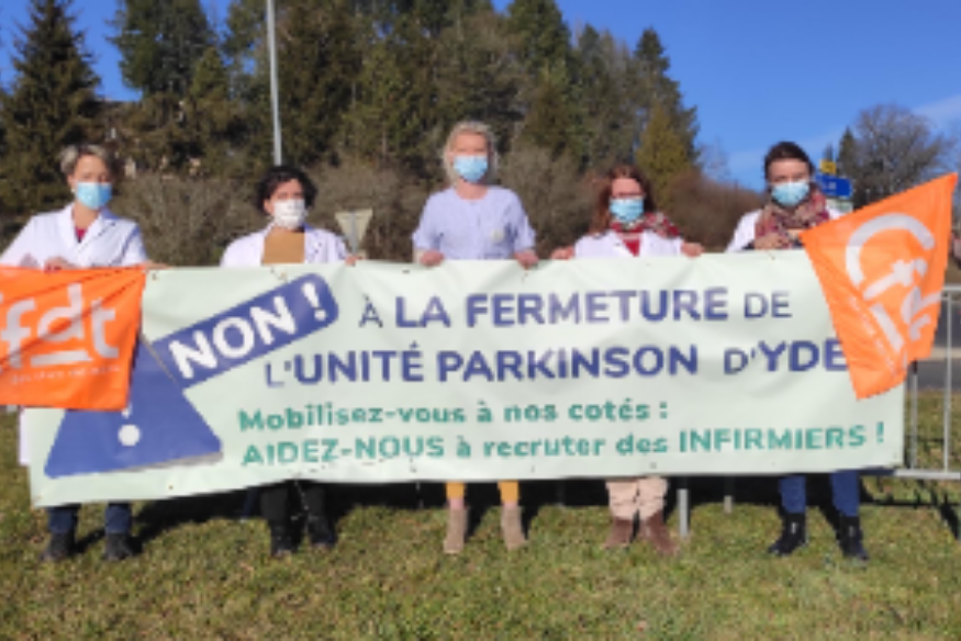 CANTAL - A Ydes, un collectif lutte contre la fermeture de l'Unité Parkinson, unité unique en France
